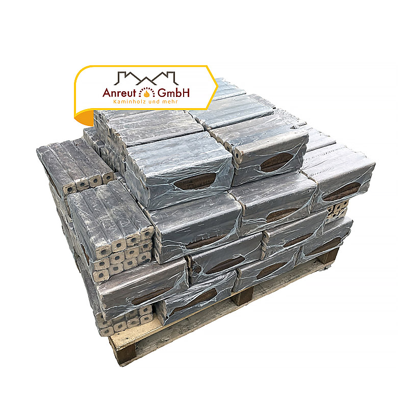 Hartholzbriketts "Pini&Kay" 480kg (6,5 cm X 6,5 cm X 25 cm) – Bild 2