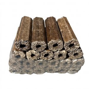 Holzbriketts „Pini&Kay“ 10kg Testpaket (6,5 cm X 6,5 cm X 24 cm)