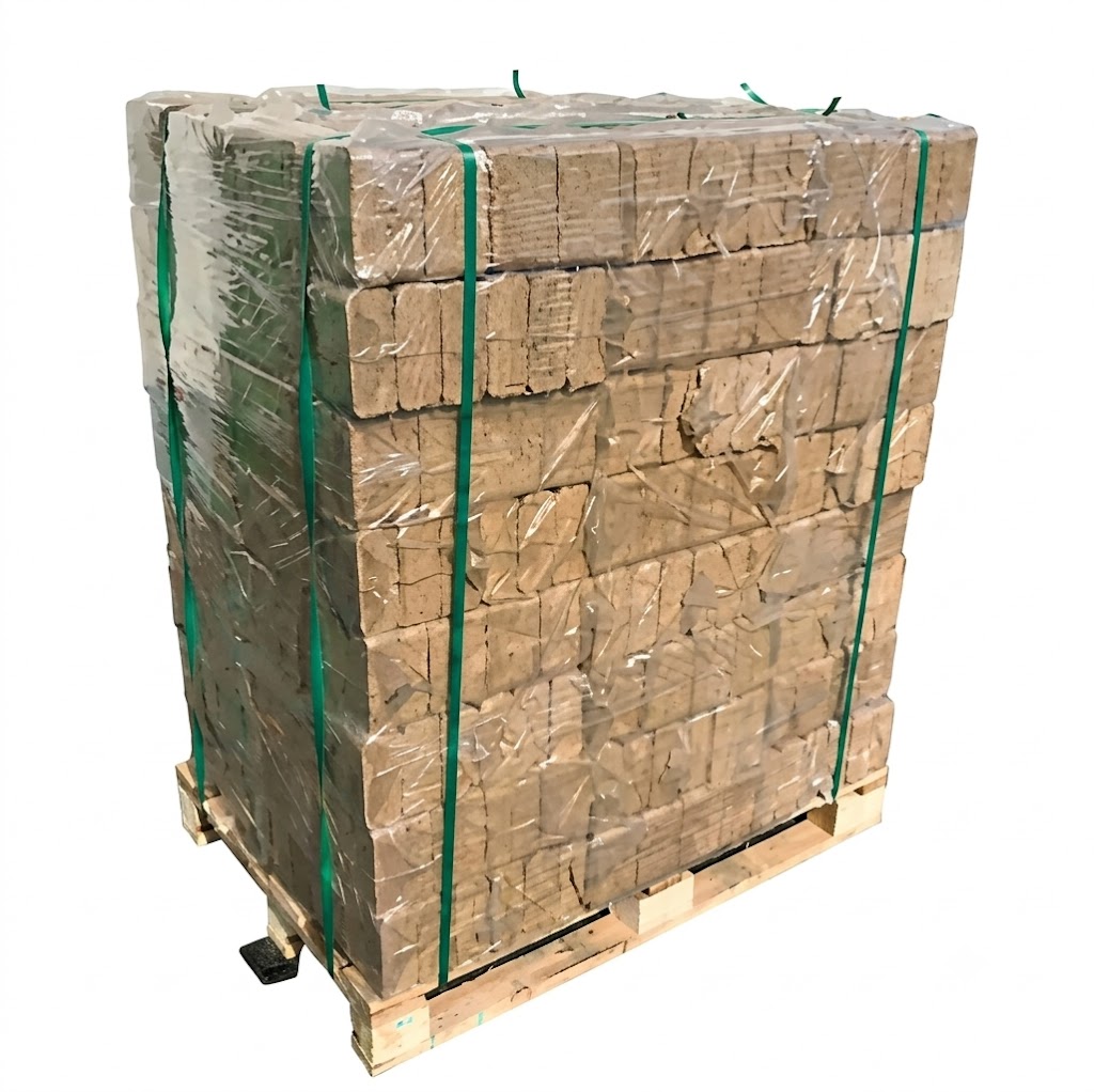 Holzbriketts „RUF“ 960 kg aus Hart Nadelholz