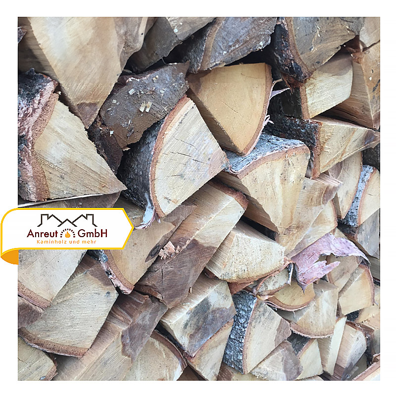 Brennholz MIX 3,2 SRM (2 RM) kammergetrocknet (aus Buche, Birke, Eiche, Erle) – Bild 3