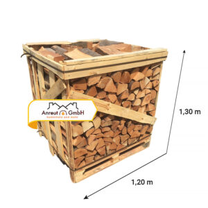 Premium Brennholz Buche 1,6 SRM (1 RM) kammergetrocknet
